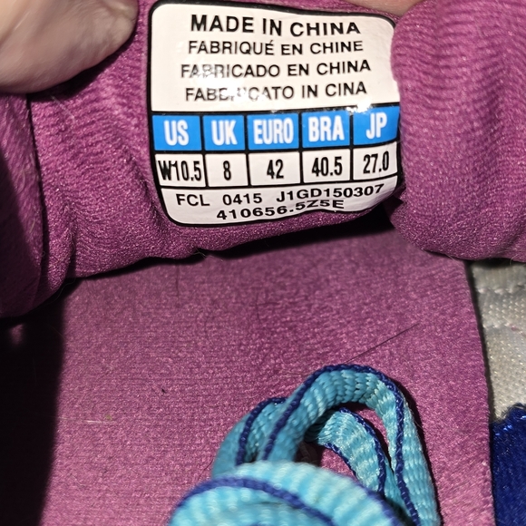 Mizuno Wave Rider blue size 6 Size 10.5 Womens - Picture 2 of 11